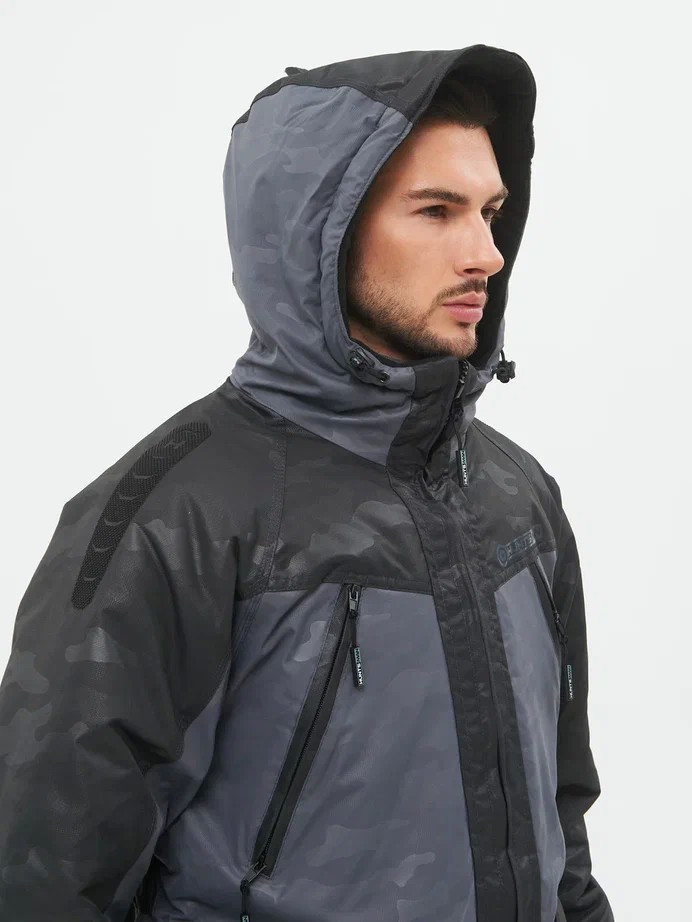 Костюм для охоты и рыбалки Huntsman Горка Люкс -10°C Хаки/Br Breathable (р.60-62/182-188) — фото 4