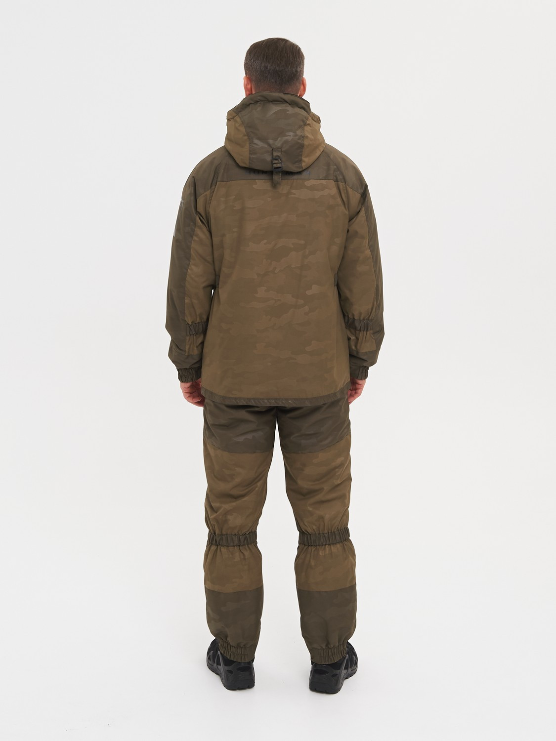 Костюм для охоты и рыбалки Huntsman Горка Люкс -10°C Хаки/Br Breathable (р.56-58/170-176) — фото 3