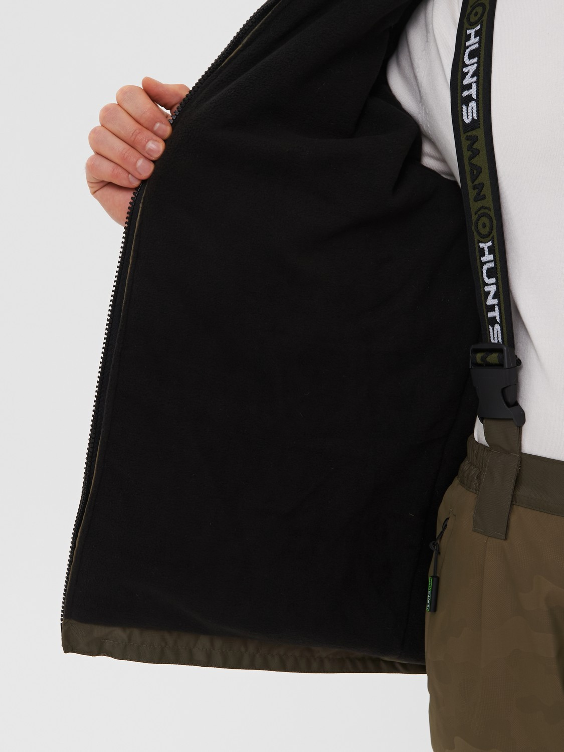 Костюм для охоты и рыбалки Huntsman Горка Люкс -10°C Хаки/Br Breathable (р.44-46/182-188) — фото 5
