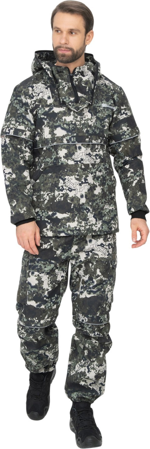 Костюм для охоты и рыбалки Huntsman Антигнус Люкс -5°C КМФ-N181 Смесовая микро Rip-stop/Бондинг (р.44-46/182-188)