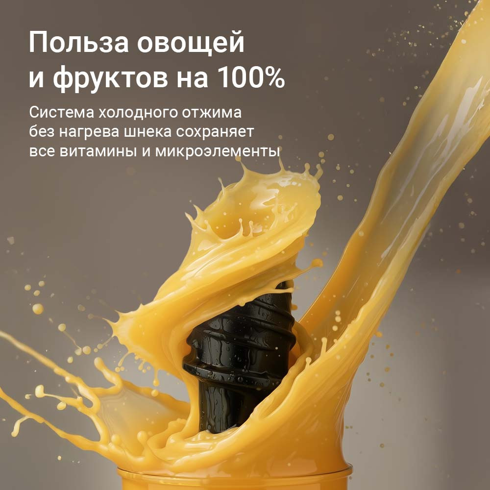 Соковыжималка электрическая Redmond J1420-4 (серый) — фото 4