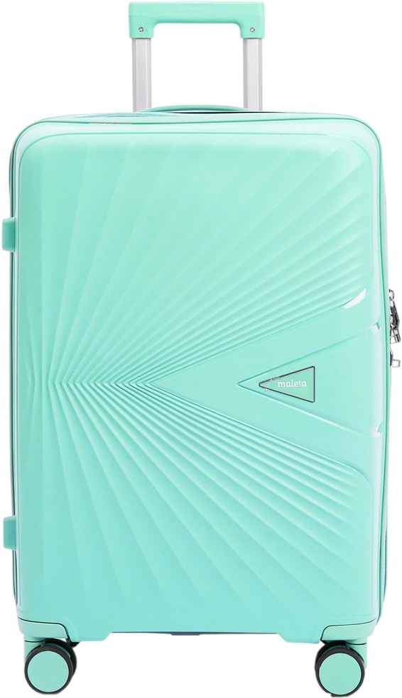 Чемодан на колесах Maleta РР-53 Light Green (L, мятный)