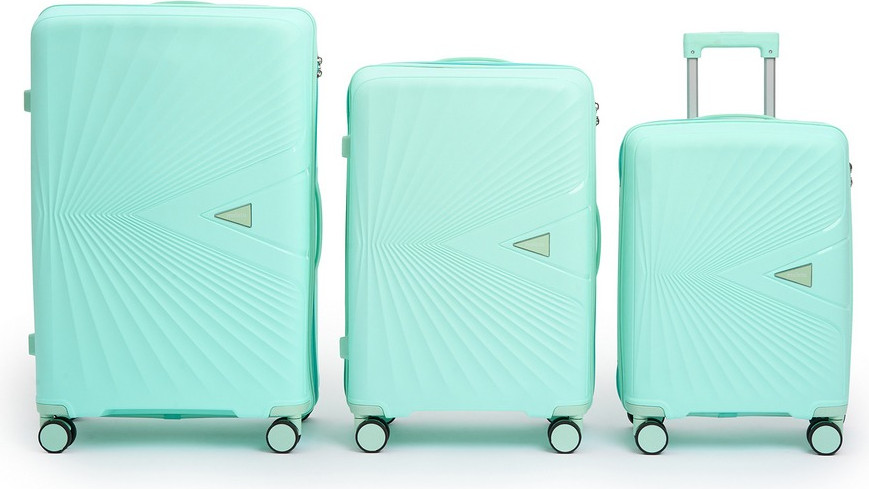 Чемодан на колесах Maleta РР-53 Light Green (L, мятный) — фото 5
