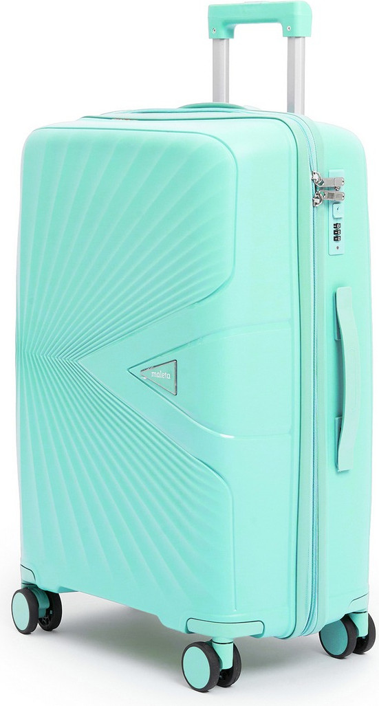 Чемодан на колесах Maleta РР-53 Light Green (L, мятный) — фото 2