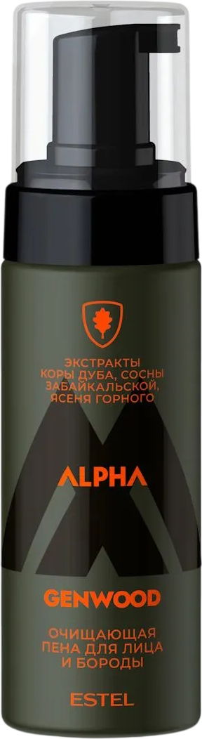 Пенка для умывания Estel Alpha Genwood для лица и бороды (150мл)