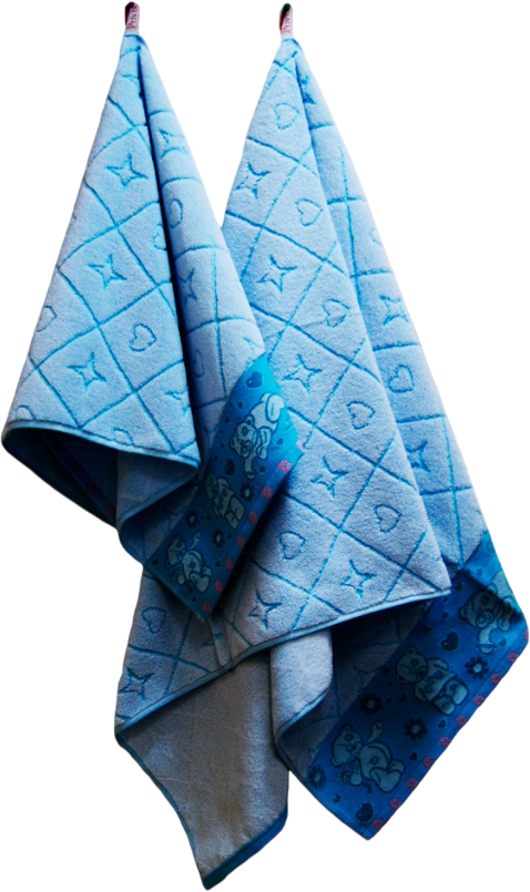 Набор полотенец Privilea Мишки 13К26 (светло-бирюзовый)