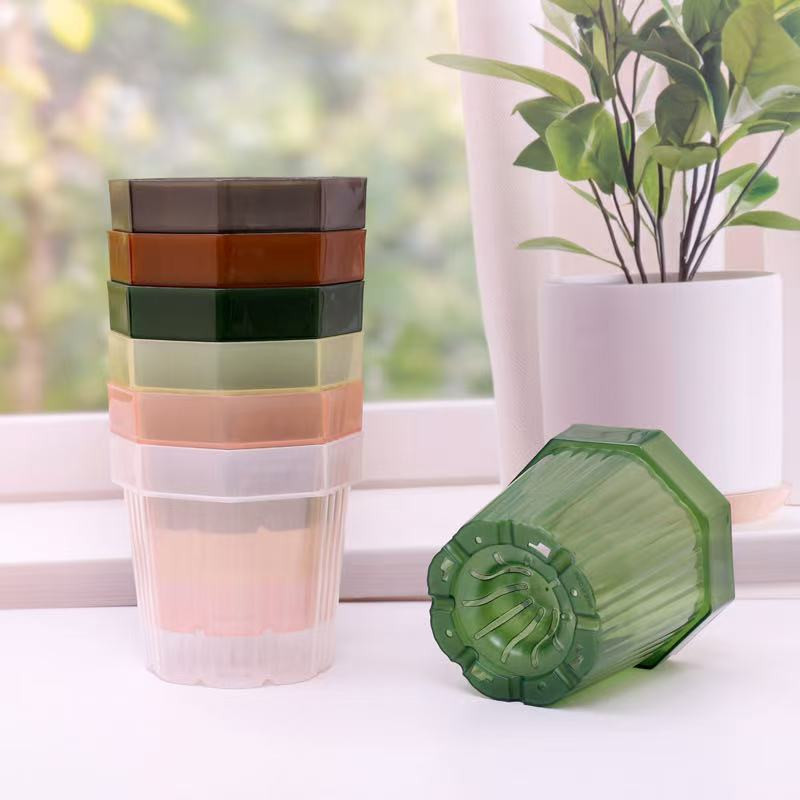 Вазон BOTANICA Glass с поддоном (12x12см, зеленый) — фото 6