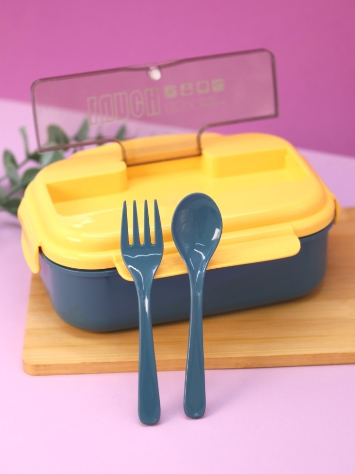 Ланч-бокс ILikeGift Сolor classic / N343-01 (yellow/blue) — фото 3