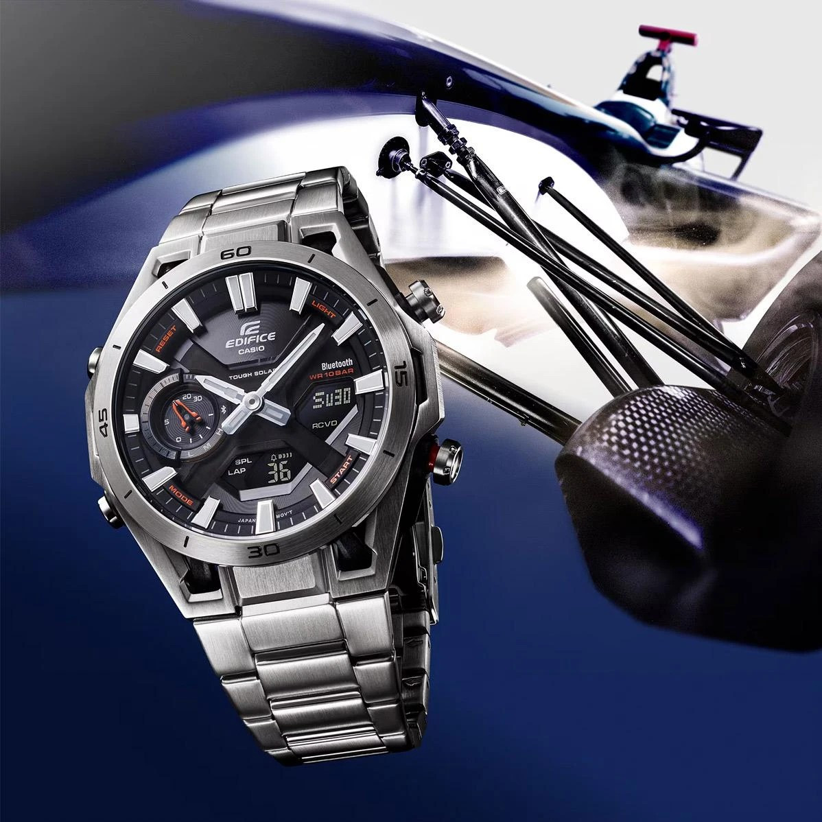 Часы наручные мужские Casio ECB-2300D-1A — фото 3