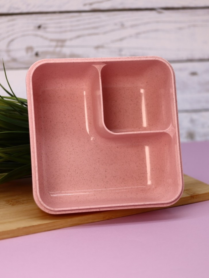 Ланч-бокс ILikeGift Square / N5231-01 (pink) — фото 5