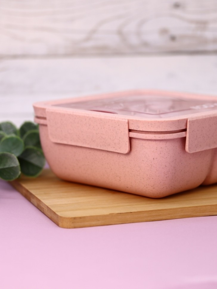 Ланч-бокс ILikeGift Square / N5231-01 (pink) — фото 6