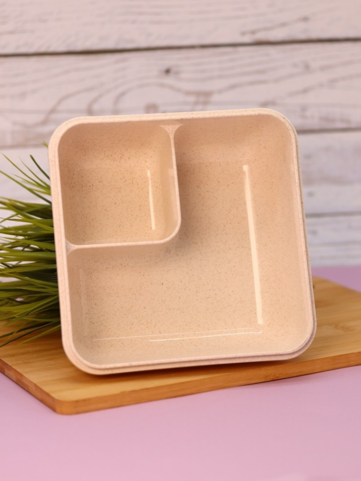 Ланч-бокс ILikeGift Square / N5231-02 (white) — фото 3