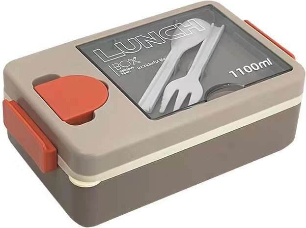 Ланч-бокс ILikeGift Tasty food / N929-03 (orange/grey)