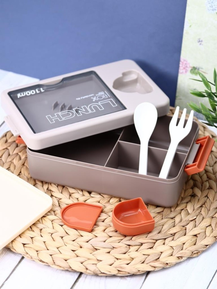 Ланч-бокс ILikeGift Tasty food / N929-03 (orange/grey) — фото 3