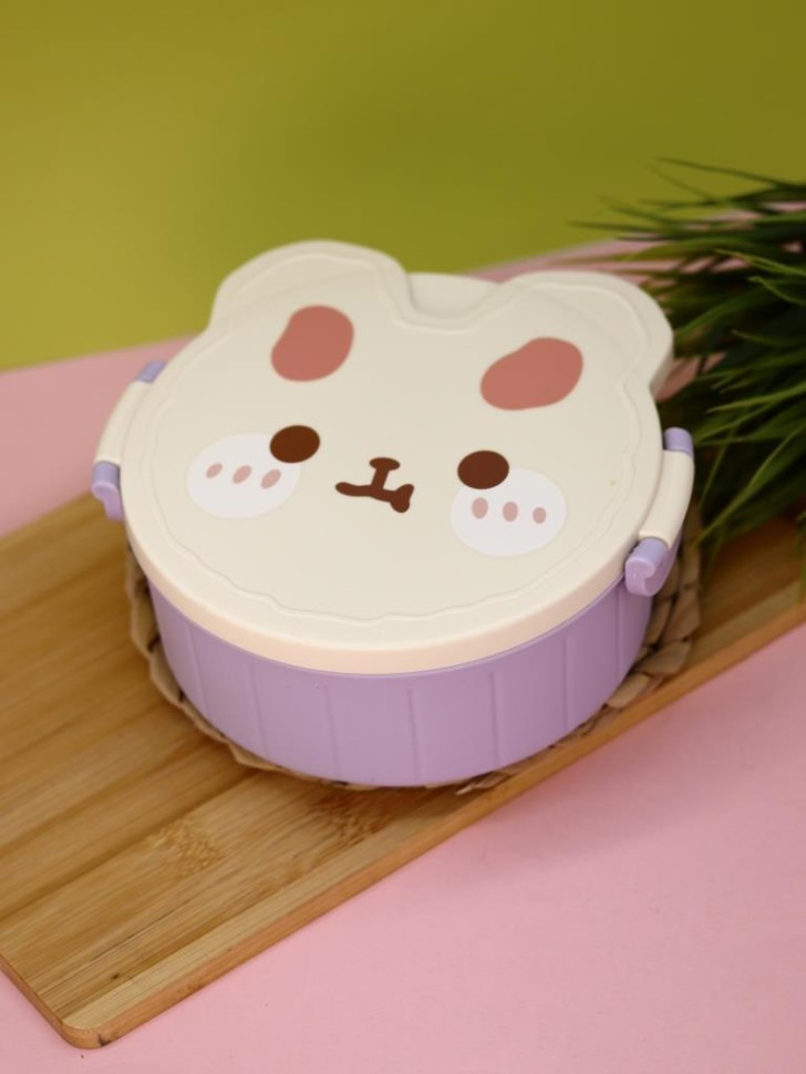 Ланч-бокс ILikeGift Round rabbit / 6815-01 (purple) — фото 4