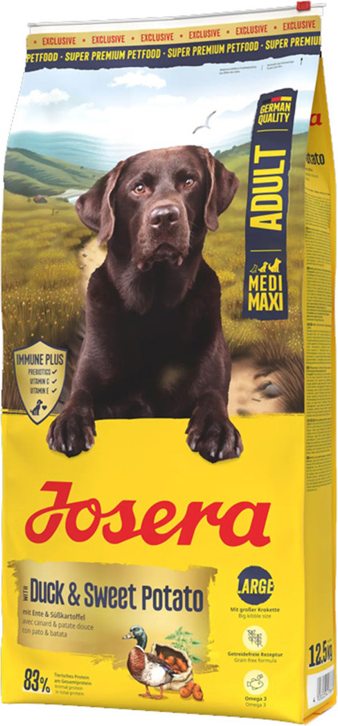 Сухой корм для собак Josera Adult with Duck&Sweet Potato (12.5)