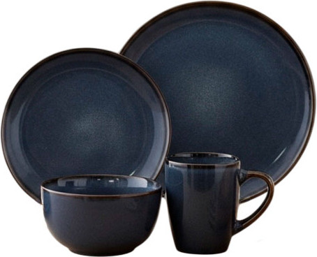 Набор столовой посуды LoliDream Dark Sapphire Glaze LD-Esion-01-Blue