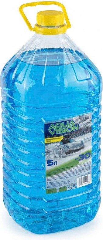 Жидкость стеклоомывающая Aqua Vision Зимняя -30 / AV-30 (5л) — фото 2