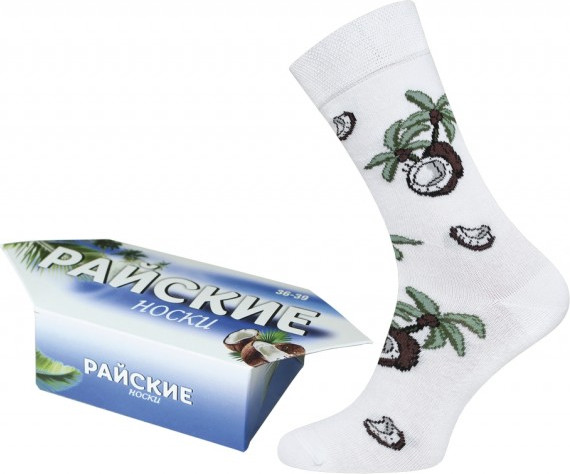 Носки Брестские 4200К Sweets рис.315 (р.40-43, белый)