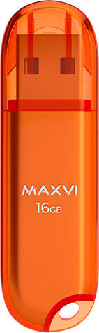 USB flash накопитель Maxvi P1 16GB (оранжевый) — фото 2