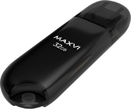 USB flash накопитель Maxvi P1 32GB (черный)