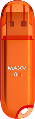 USB flash накопитель Maxvi P1 8GB (оранжевый) — фото 2