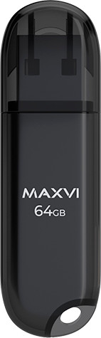 USB flash накопитель Maxvi P1 64GB (черный) — фото 2