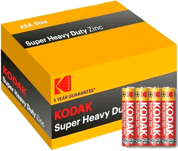 Комплект батареек Kodak Extra Heavy Duty R03 K3AHZ-S4 / Б0005139 (40шт)