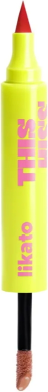 Блеск для губ Likato Professional This Kiss Двусторонний тон 05 Cinnamon