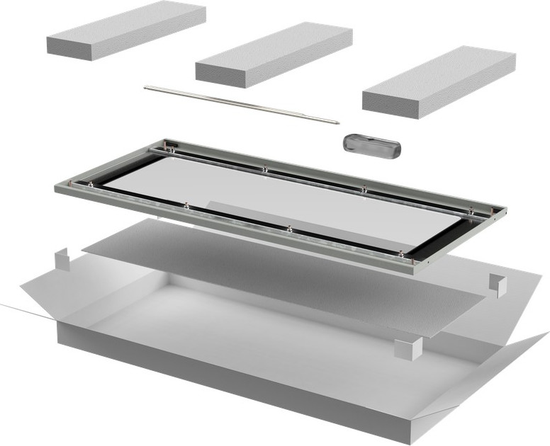 Дверь для щита ITK Linea N / LN35-24U8X-DR (серый)