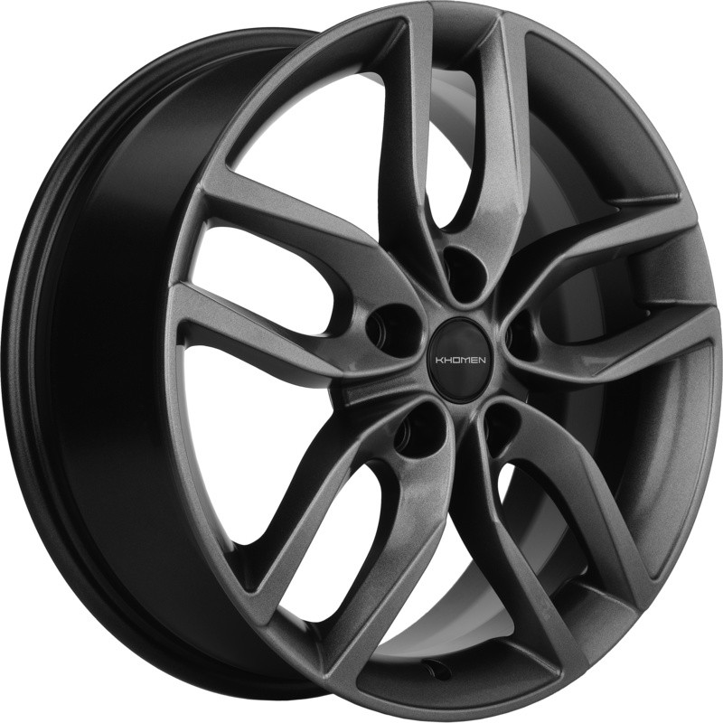 Литой диск Khomen KHW1708 17x6.5" 5x114.3мм DIA 54.1мм ET 45мм (Gray)