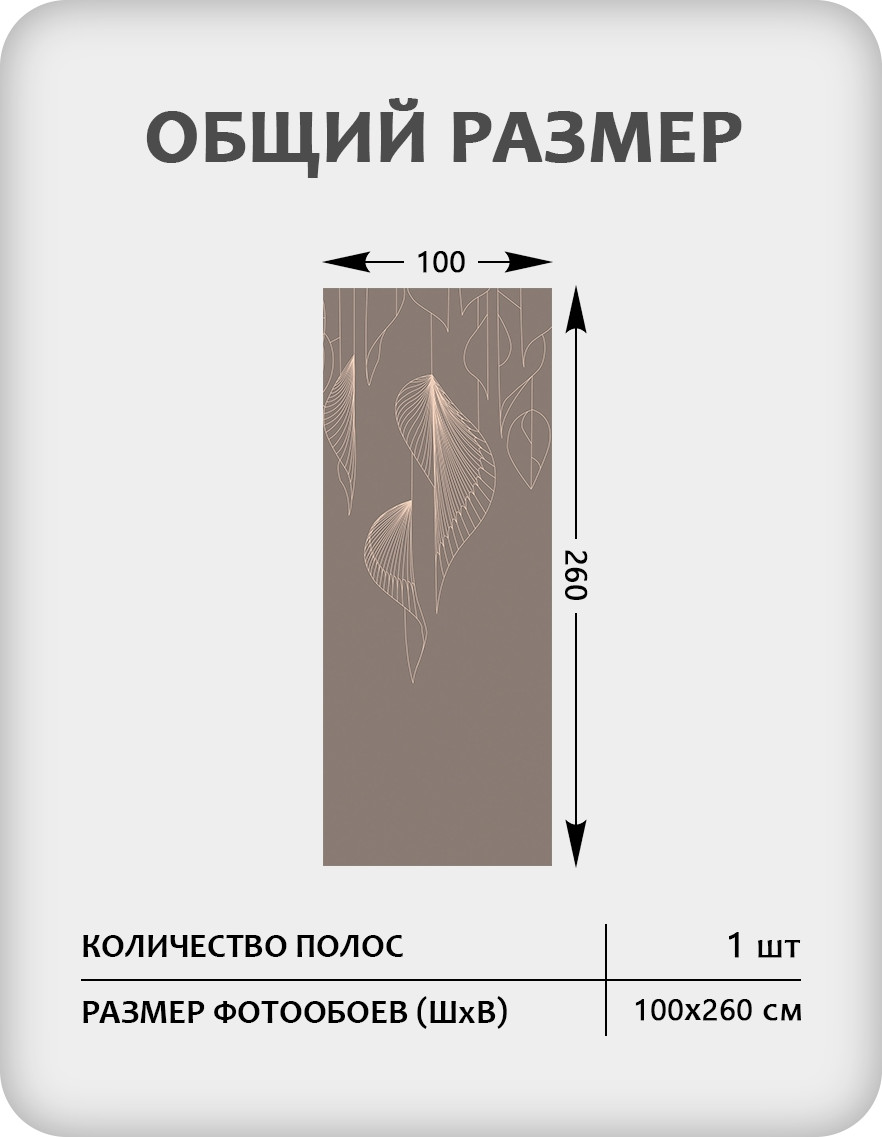 Фотообои листовые Citydecor Perfect Lines 66 (100x260см) — фото 3