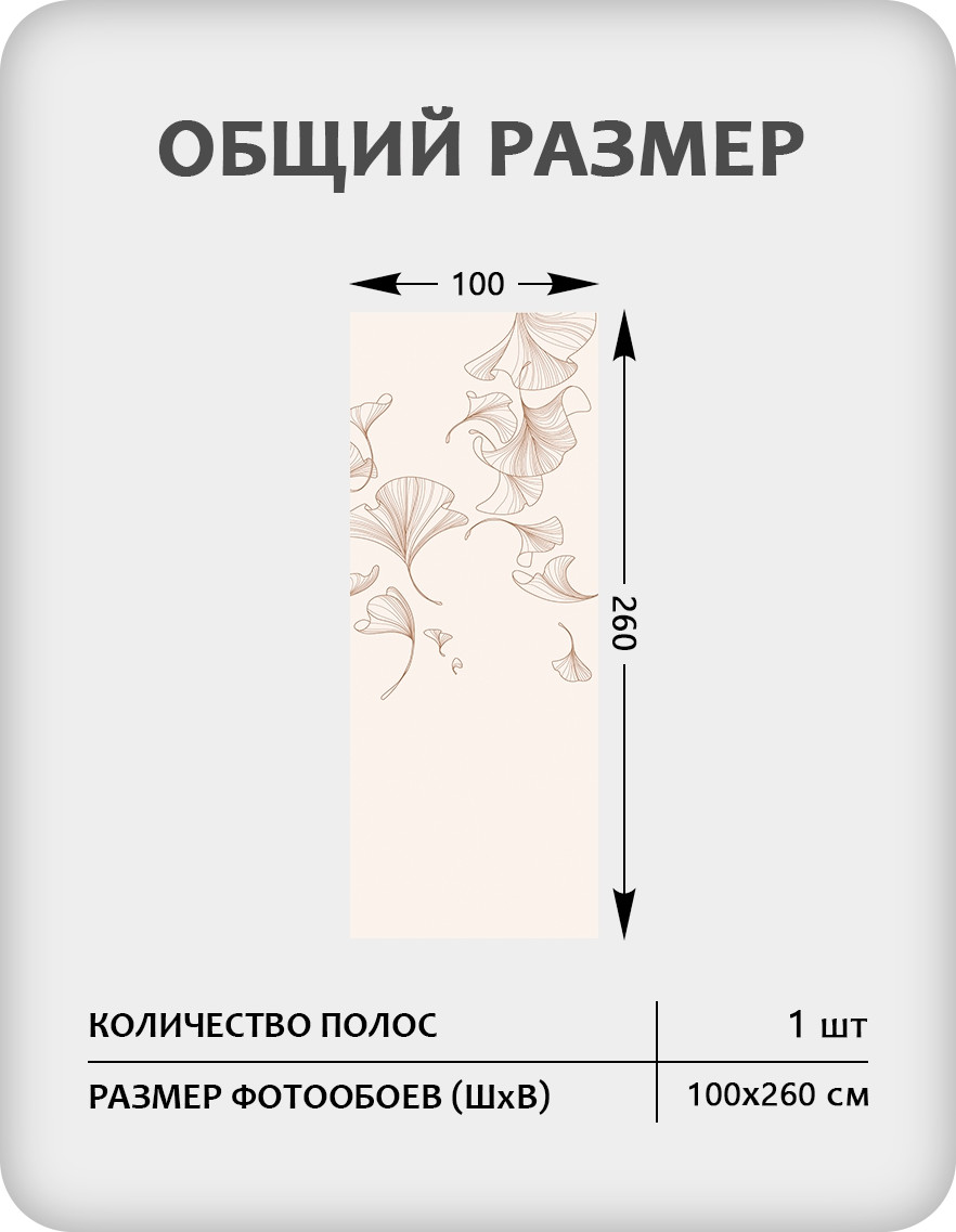 Фотообои листовые Citydecor Perfect Lines 68 (100x260см) — фото 3