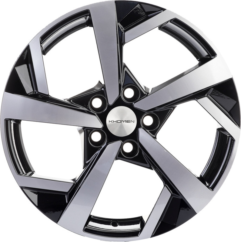 Литой диск Khomen KHW1712 17x7" 5x114.3мм DIA 57.1мм ET 40мм (Black)