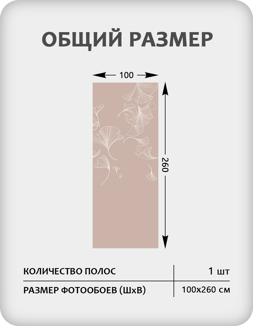 Фотообои листовые Citydecor Perfect Lines 69 (100x260см) — фото 3