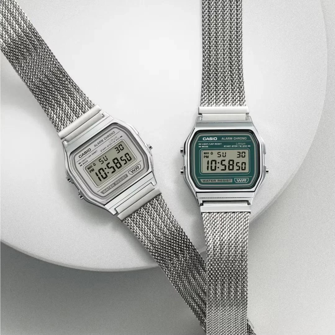 Часы наручные унисекс Casio A-158WEM-3E — фото 6