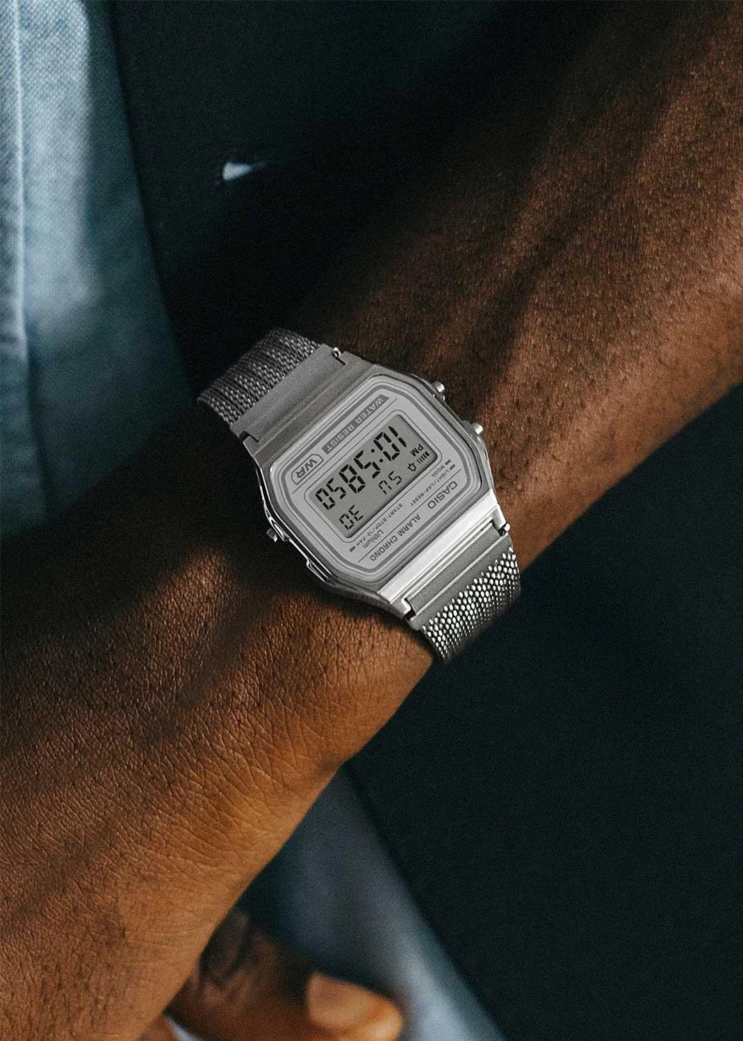 Часы наручные унисекс Casio A-158WEM-7E — фото 2
