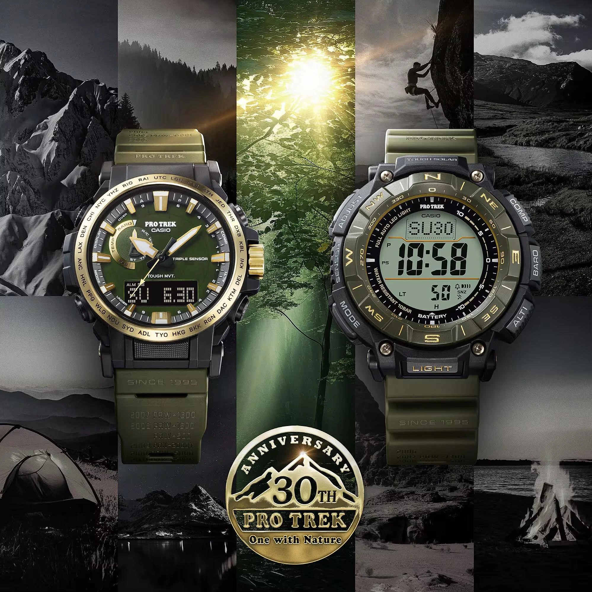 Часы наручные мужские Casio PRG-340ANS-3E — фото 3