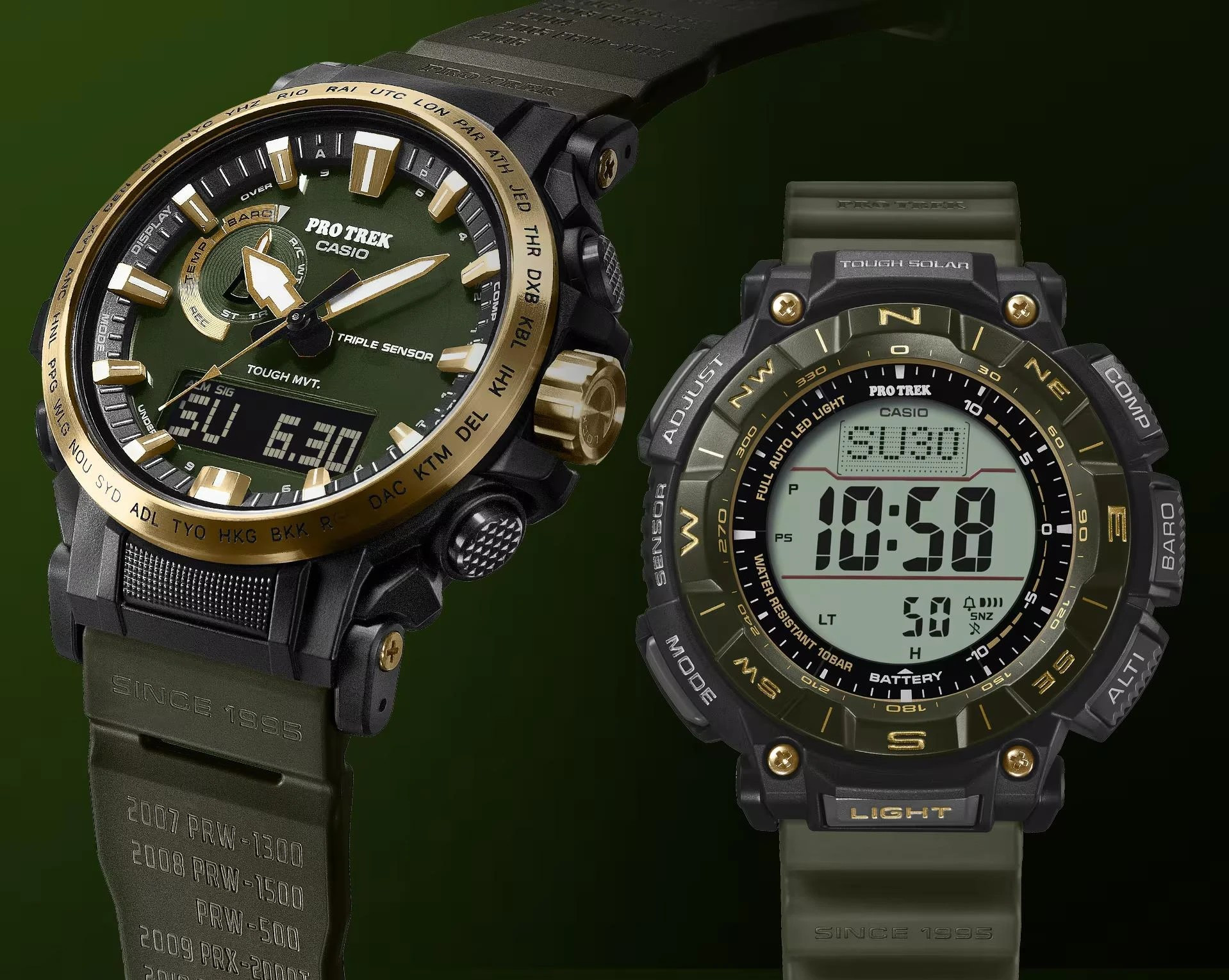 Часы наручные мужские Casio PRG-340ANS-3E — фото 4