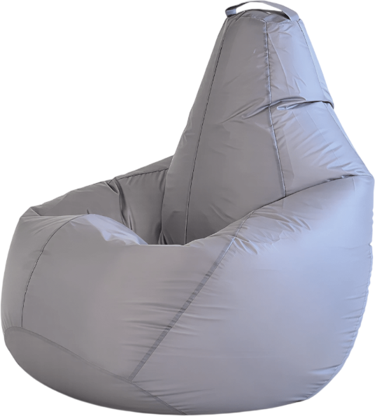 Кресло-мешок Mio Tesoro Груша XXL 130x86см / GF-130x86-S (серебристый) — фото 4
