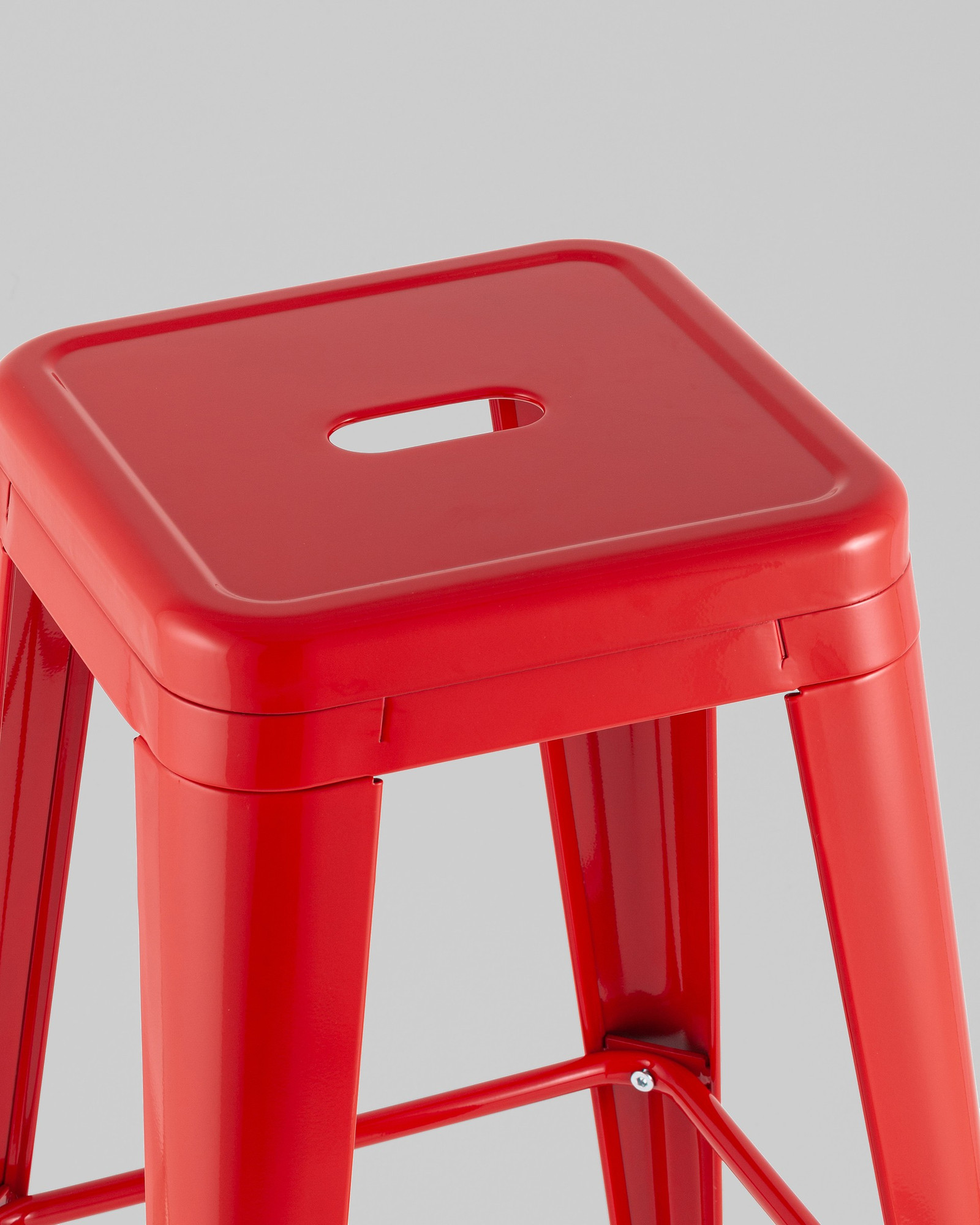 Табурет барный Stool Group Tolix / KD YD-H765 KD LG-03 (красный глянцевый) — фото 5