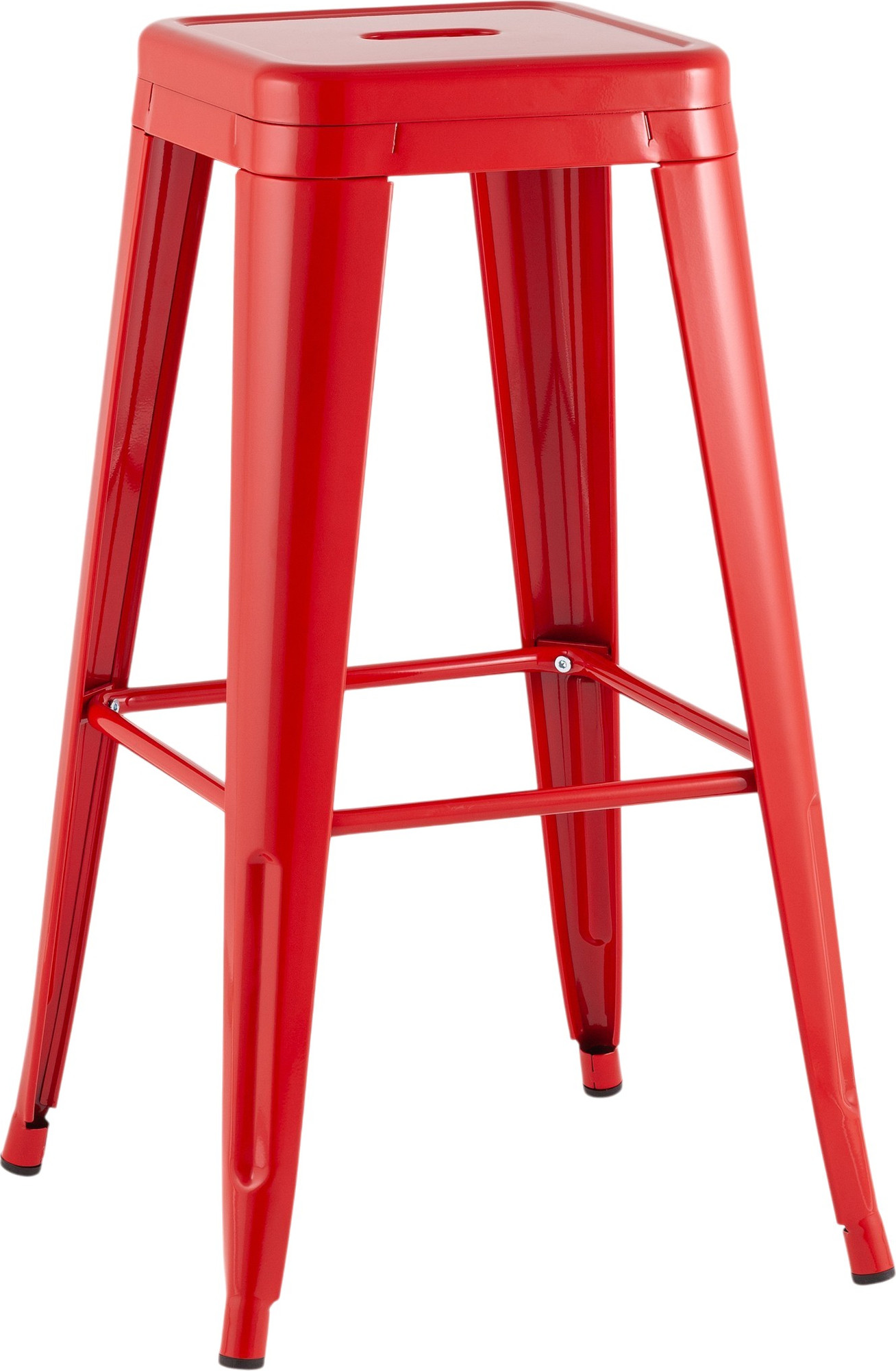 Табурет барный Stool Group Tolix / KD YD-H765 KD LG-03 (красный глянцевый)