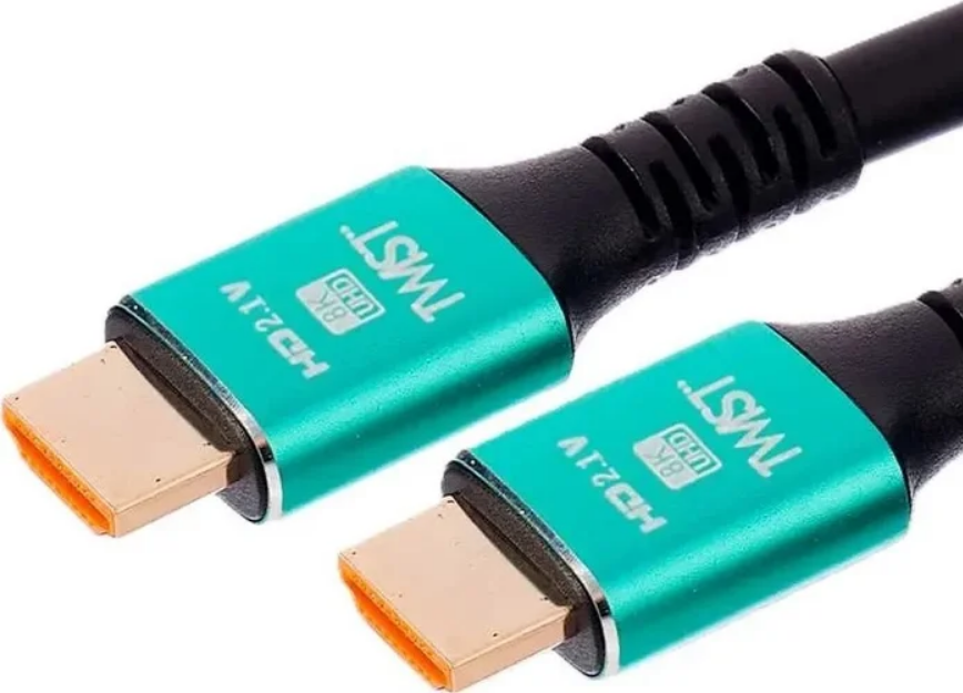 Кабель RETIC 2HDMI2.1P-0.5M-G (0.5м, золотой)