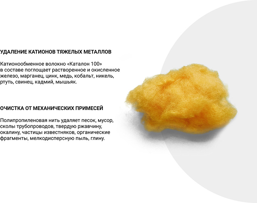 Картридж для магистрального фильтра Гейзер Каталон Дуплекс 10BB / 28339 — фото 5