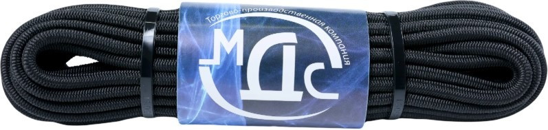 Шнур хозяйственный МДС Резиновый 6мм / PU-156729 (15м)