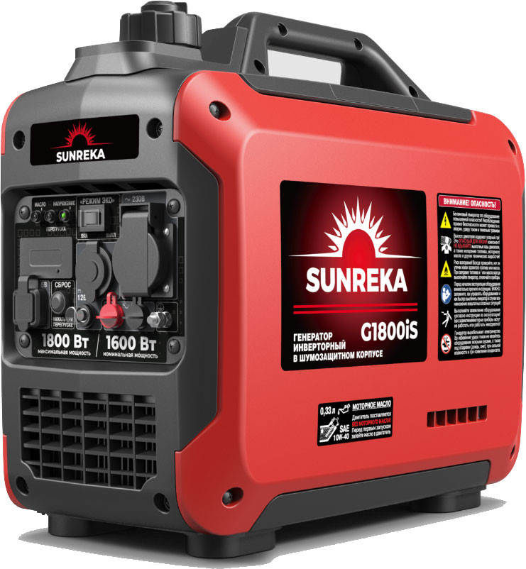 Инверторный генератор SUNREKA G1800iS — фото 3