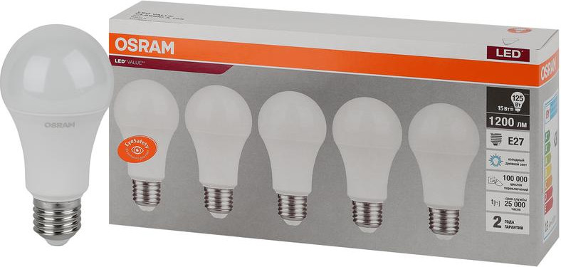 Лампа Osram LED Value 4058075577862 (уп. 5шт) — фото 2
