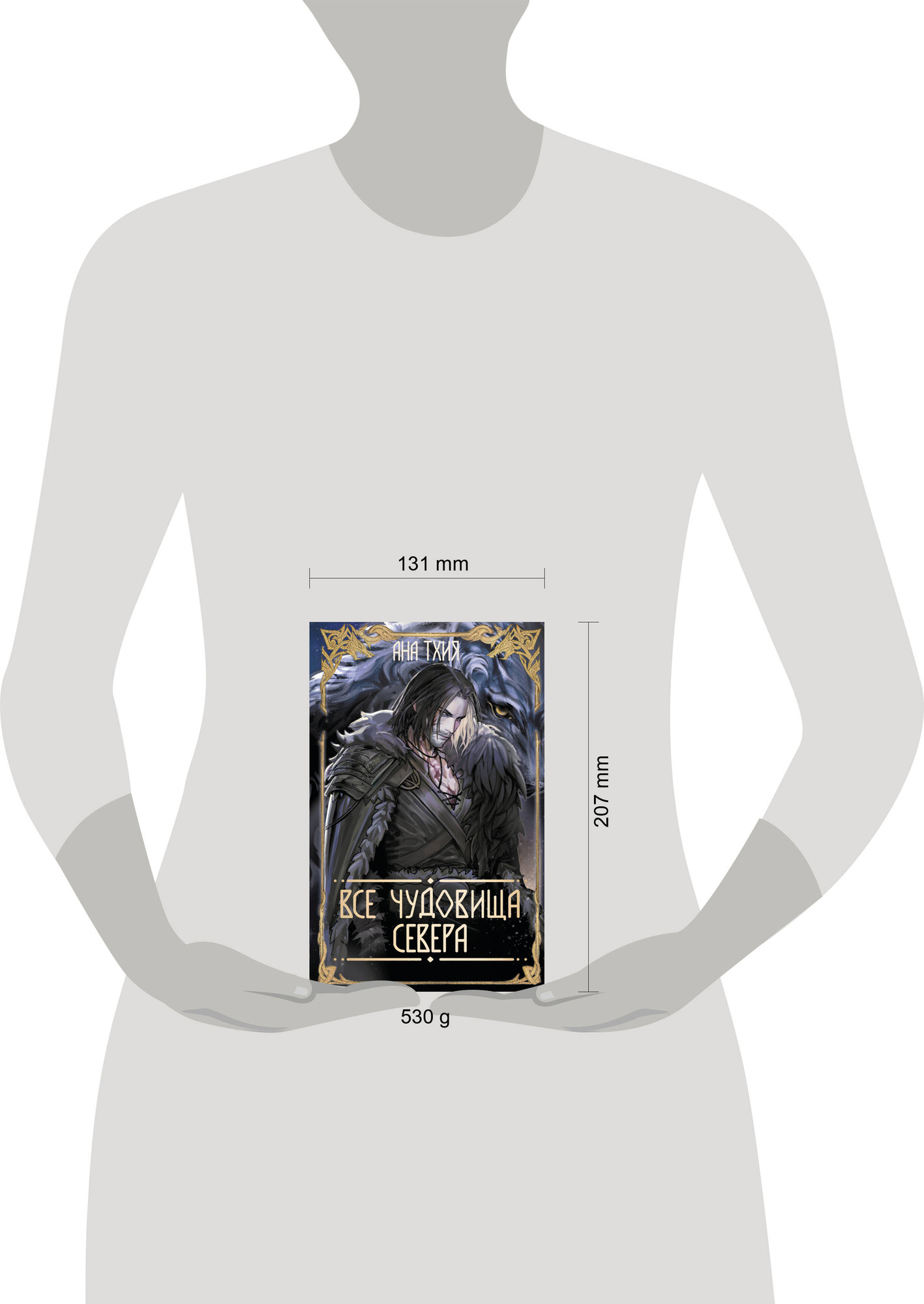 Художественная книга Черным-бело Все чудовища Севера (Тхия А. 9785042258077) — фото 4