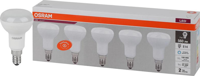 Лампа Osram LED Value 4058075583993 (уп. 5шт) — фото 2