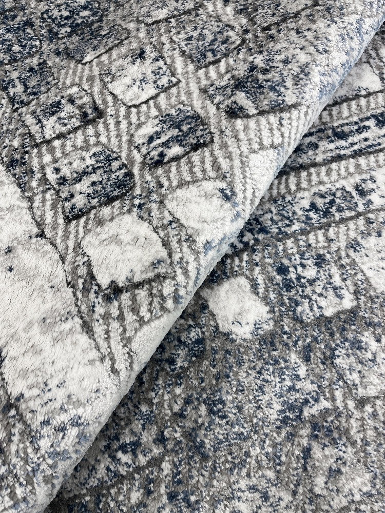 Ковер Safyun Diana / NP403-GREY-BLUE-OVAL (1.4x2) — фото 3